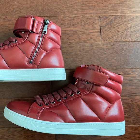 Red Prada Quilted High Top - Picture 3 of 3